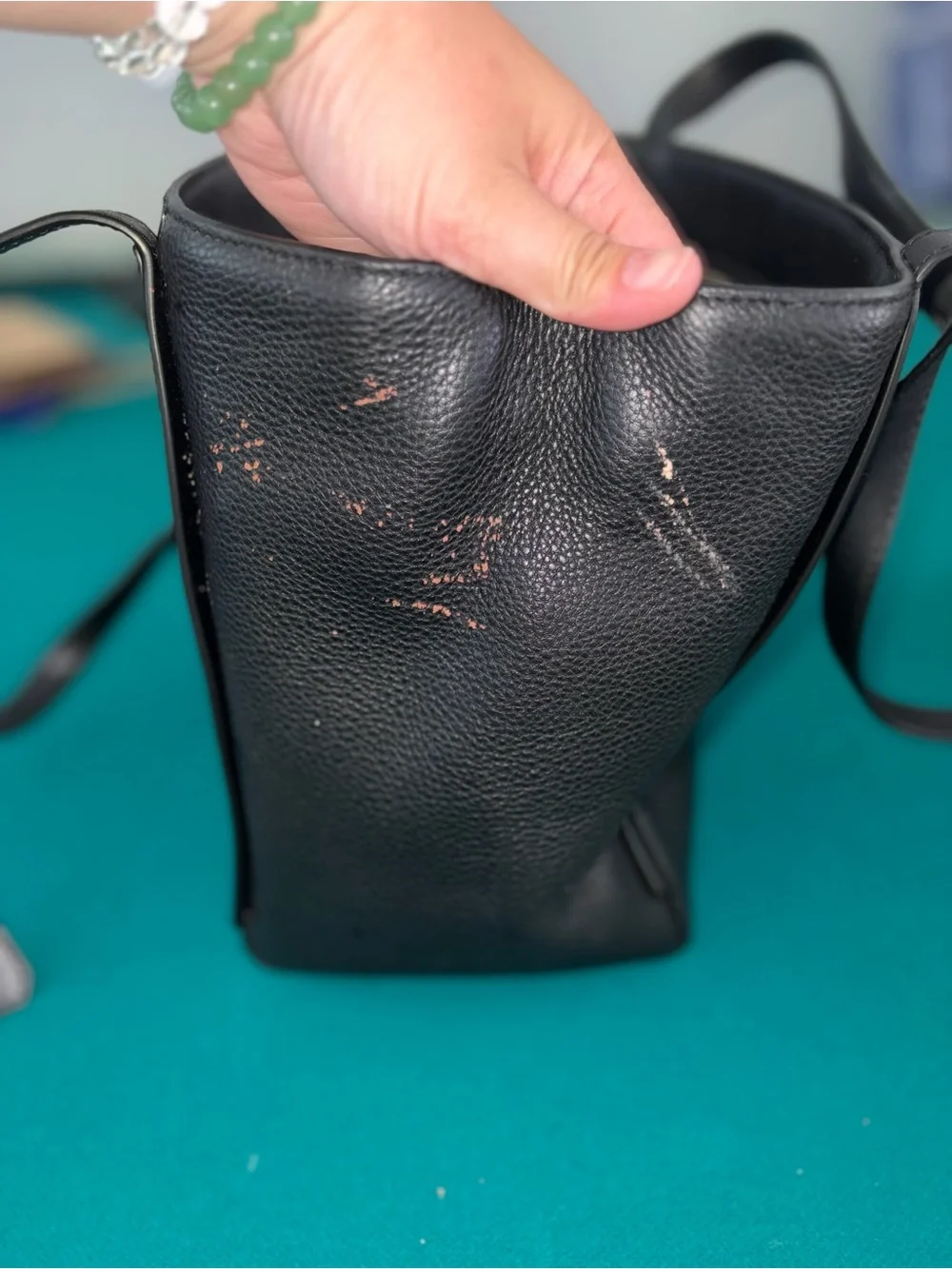 Michael Kors Whitney Black Leather Tote Bag